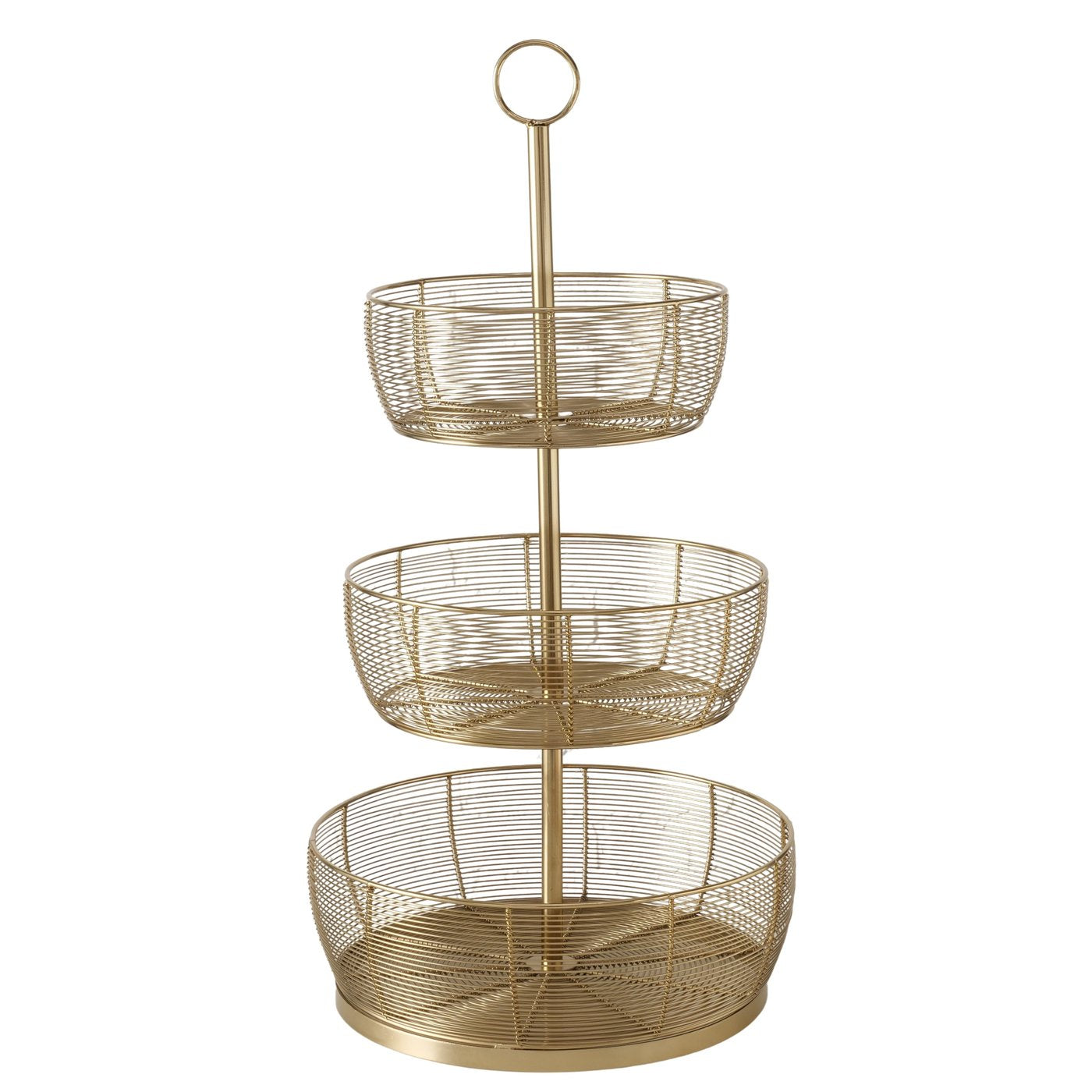 Etagere Enrico XXL Eisen Gold Modern
