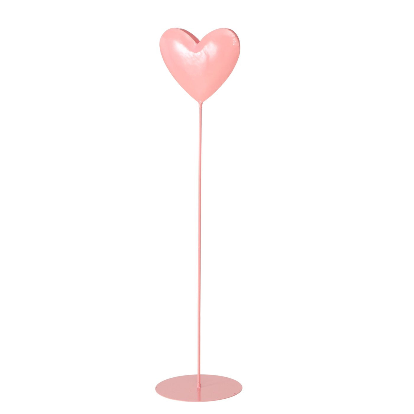 Dekoaufsteller Herz Amora Metall Pink Höhe 102cm