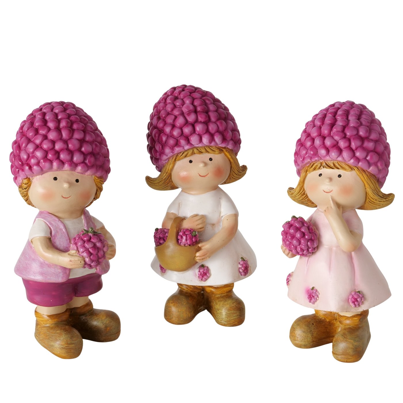 Rubinia Beerenkinder Figuren 3er Set Lila