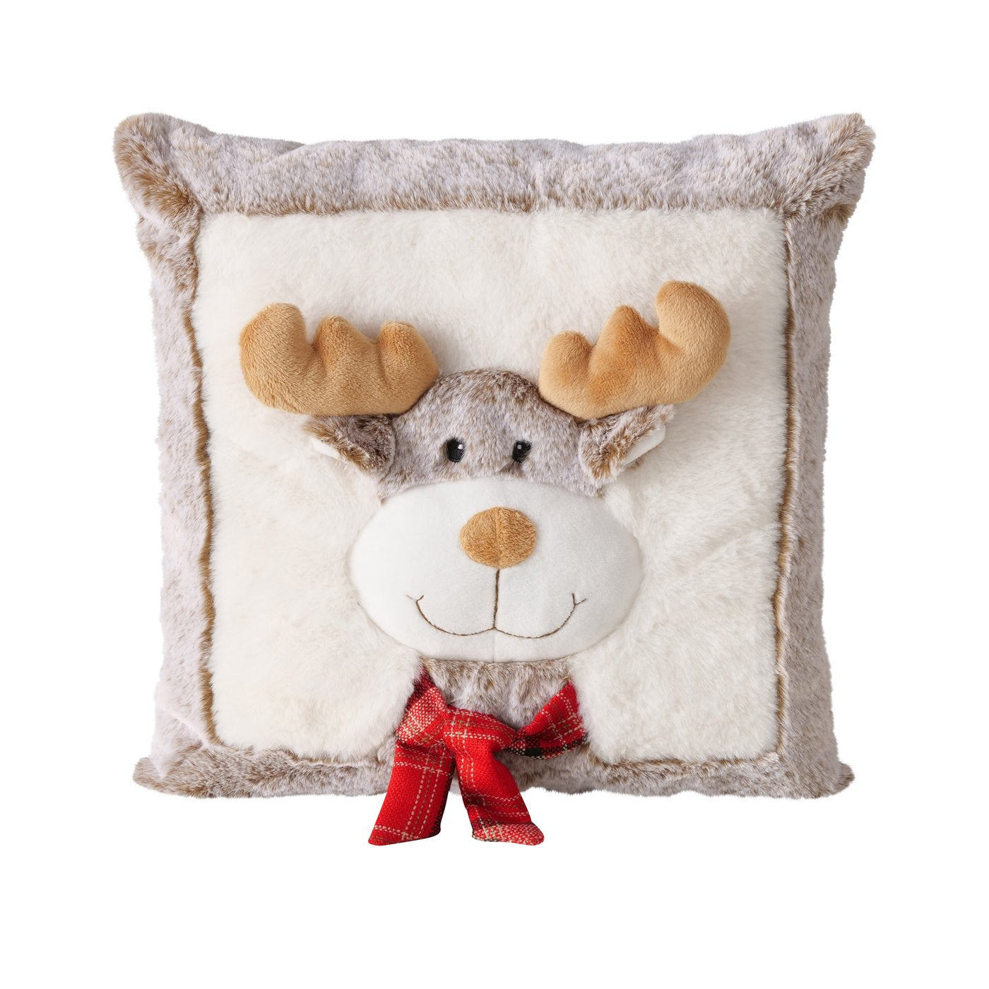 Cuddly Reindeer Decorative Cushion Lio 35x35 cm