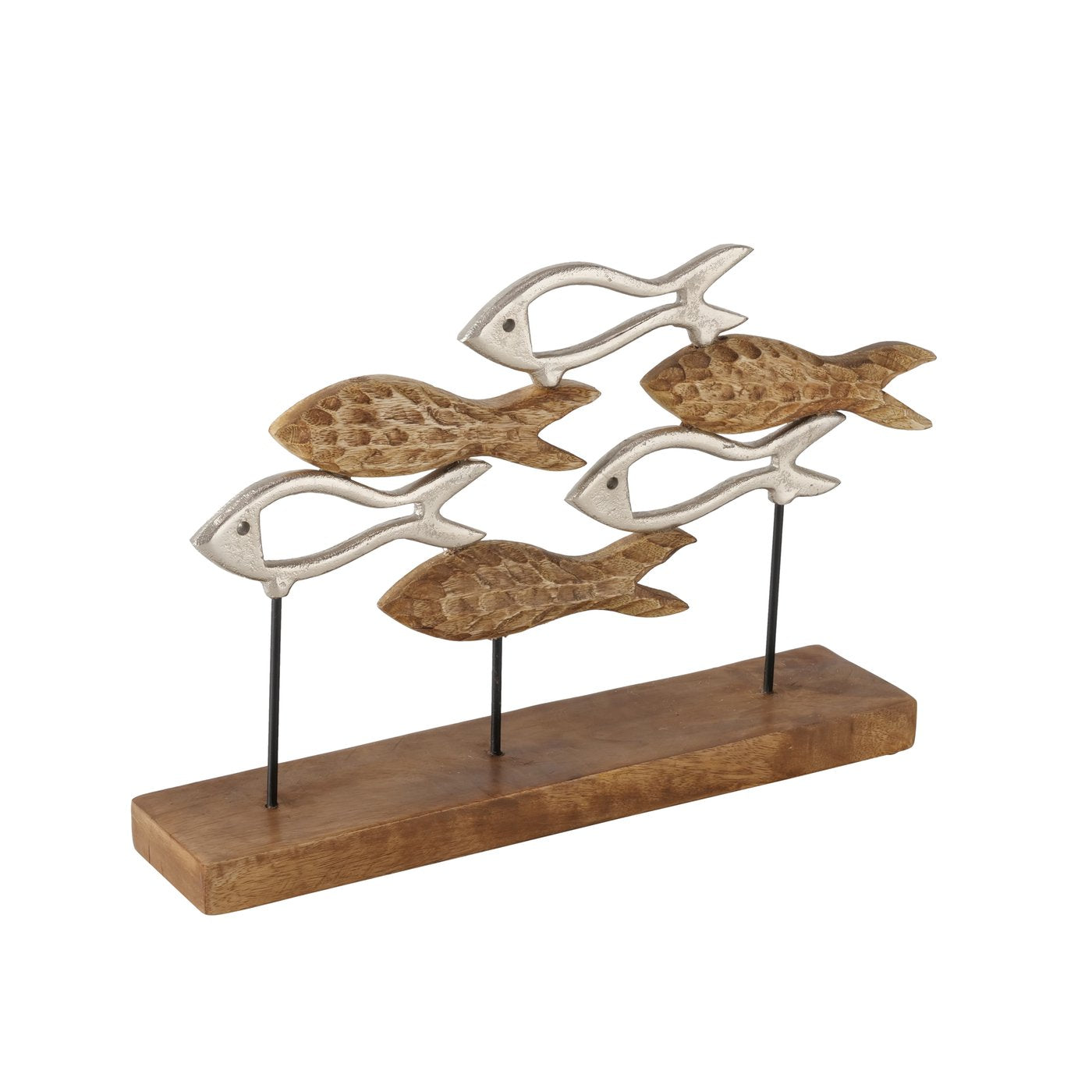 Figur Balik Fischschwarm - Handgefertigte Skulptur