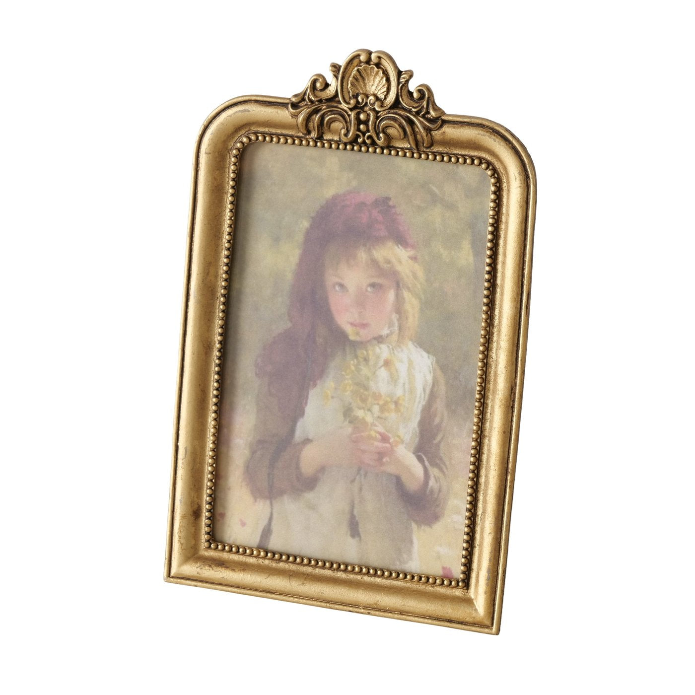 Vintage Metall Bilderrahmen Aurelia – Nostalgischer Charme in Antikgold