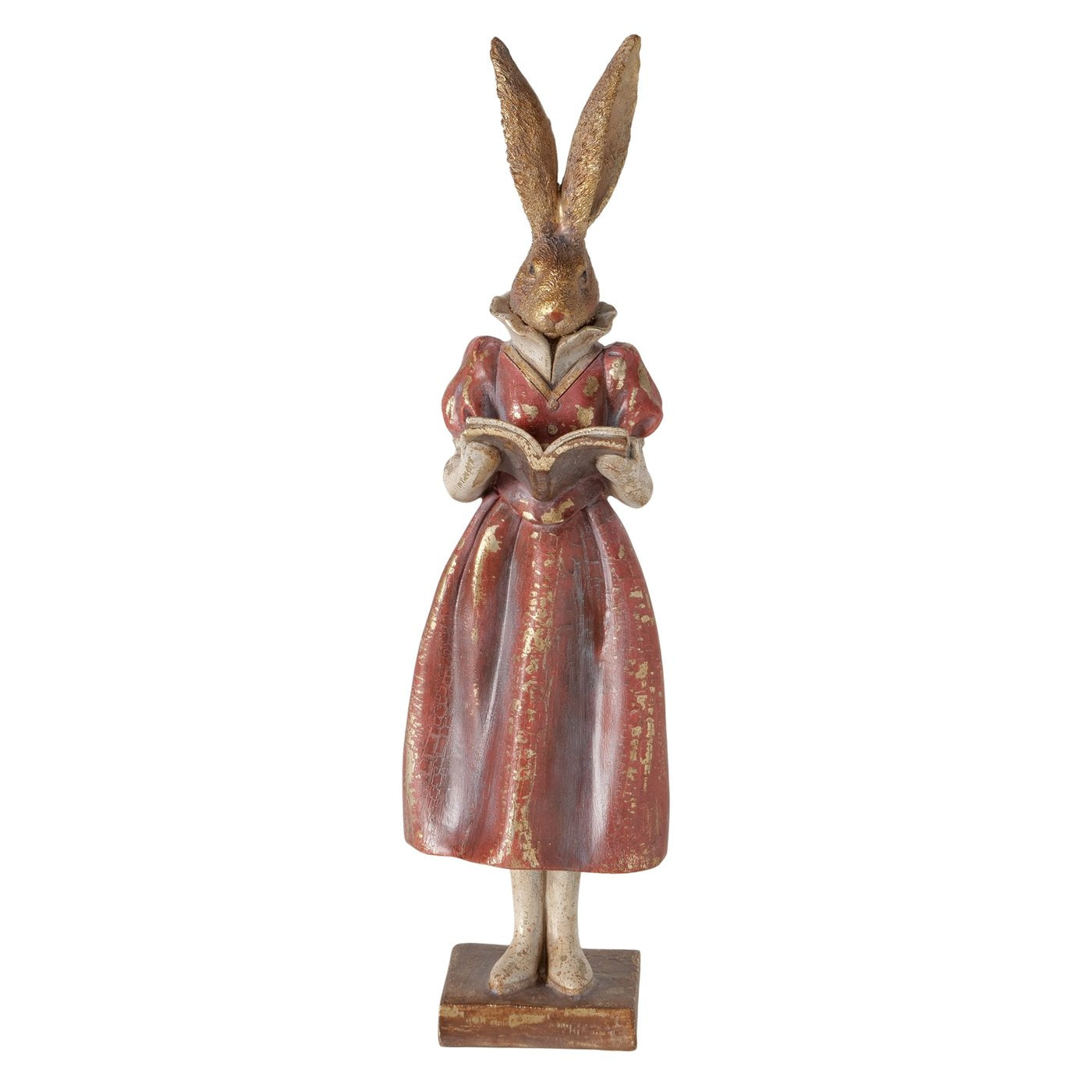 Deko Hasenfigur Cedric Elara nostalgisch 2er Set Höhe 46cm