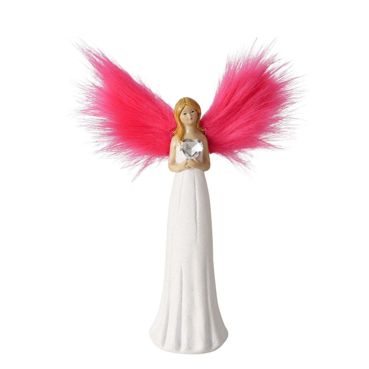 Engel Livia Glanzzauber 2er Set Pink Weiß 20 cm