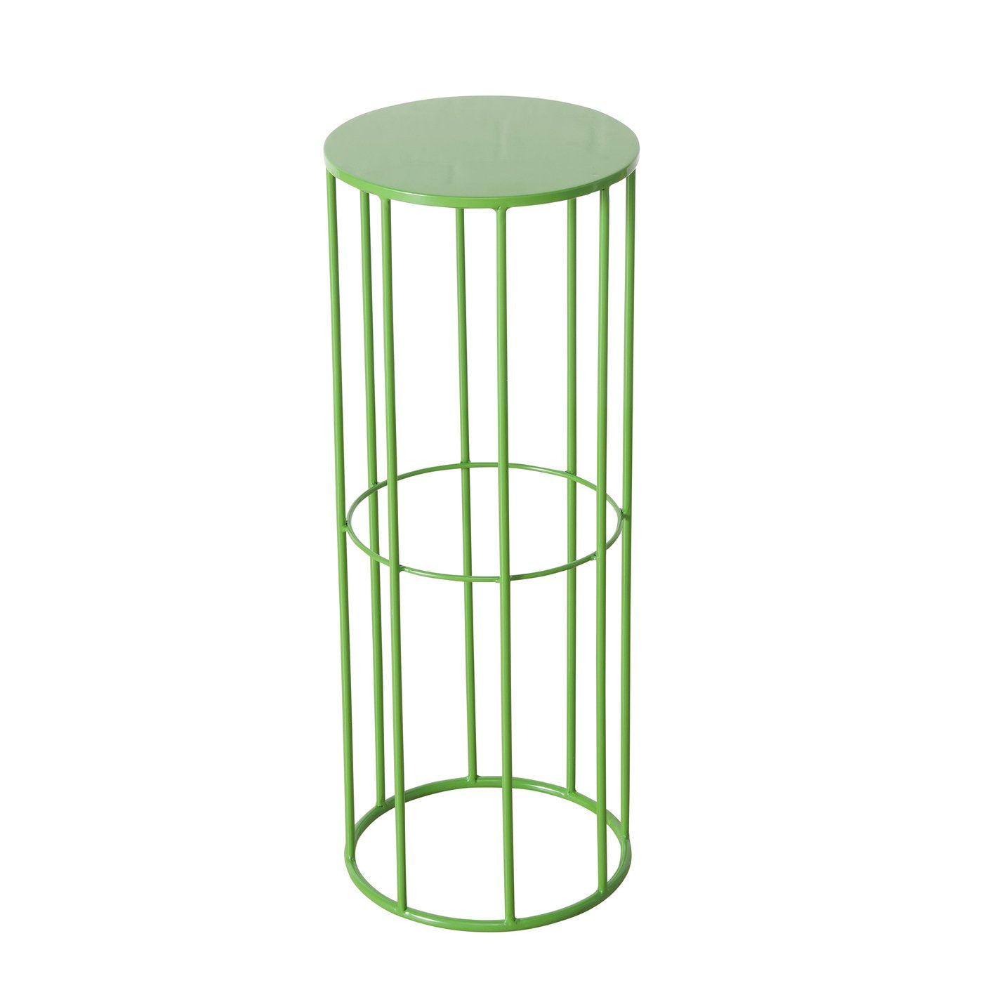 3er Set Deko Tisch Eton Metallgestell in Blau, Grün, Pink