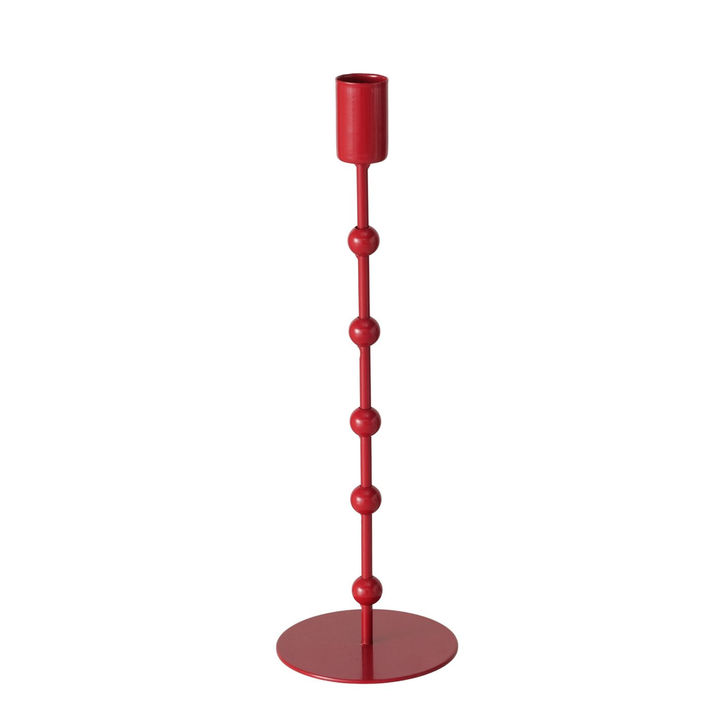 Kerzenleuchter Kimberly 2er Set aus Metall rot