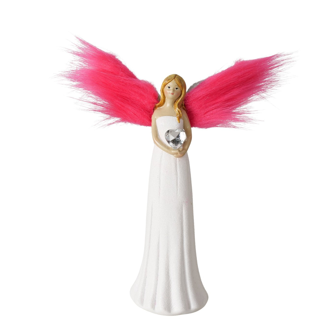 Engel Livia Glanzzauber 2er Set Pink Weiß 20 cm