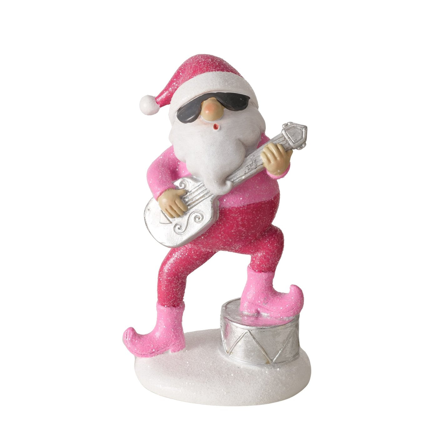 Weihnachtsmann Figuren Matthew 2er Set Pink Deko Handbemalt