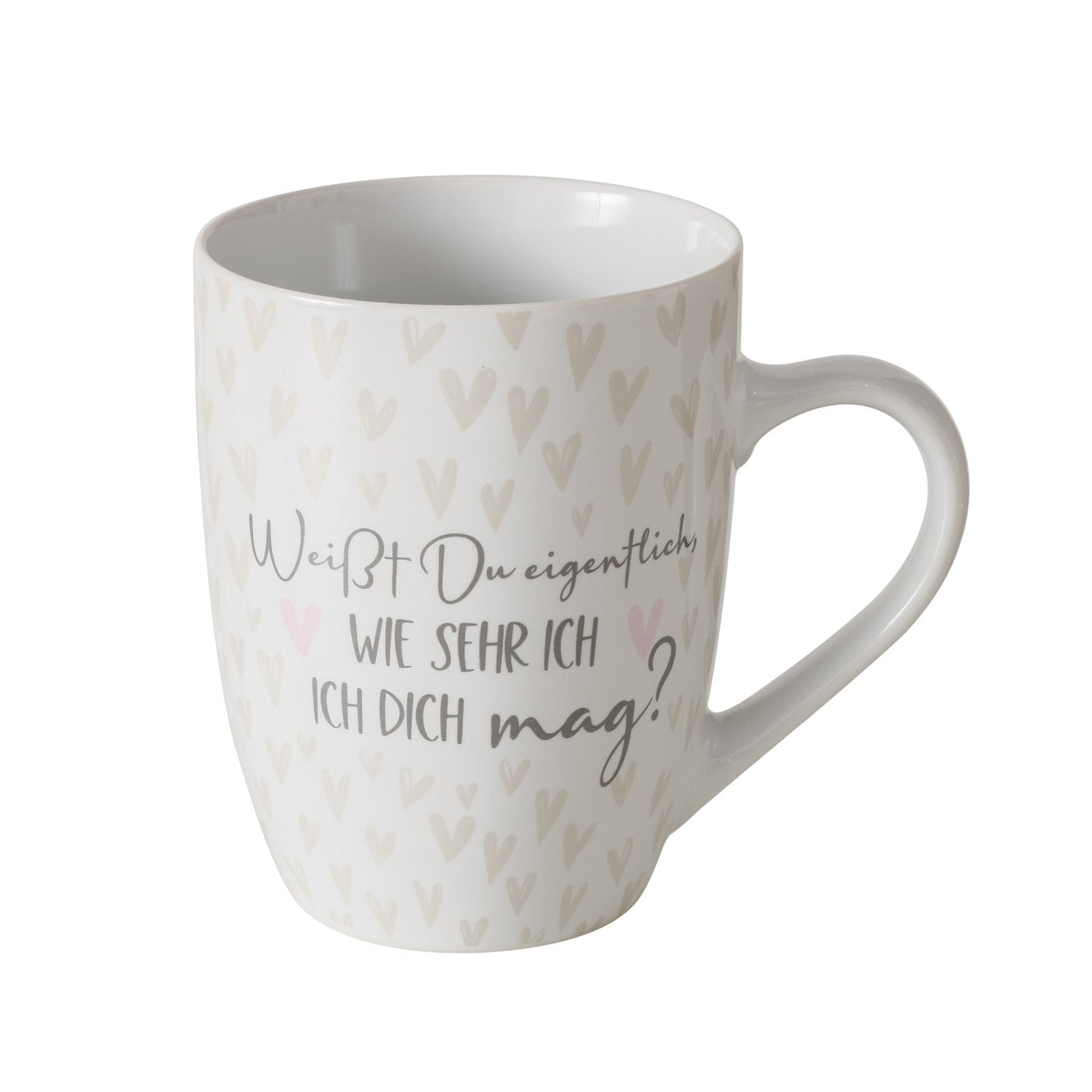 Keramik Becher Set Lovely – 2er Set mit liebevollen Sprüchen