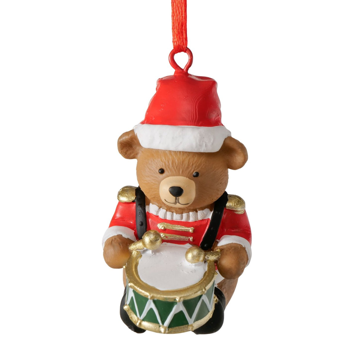 Weihnachtsanhänger Erwin Bären rot 7 cm 2er Set