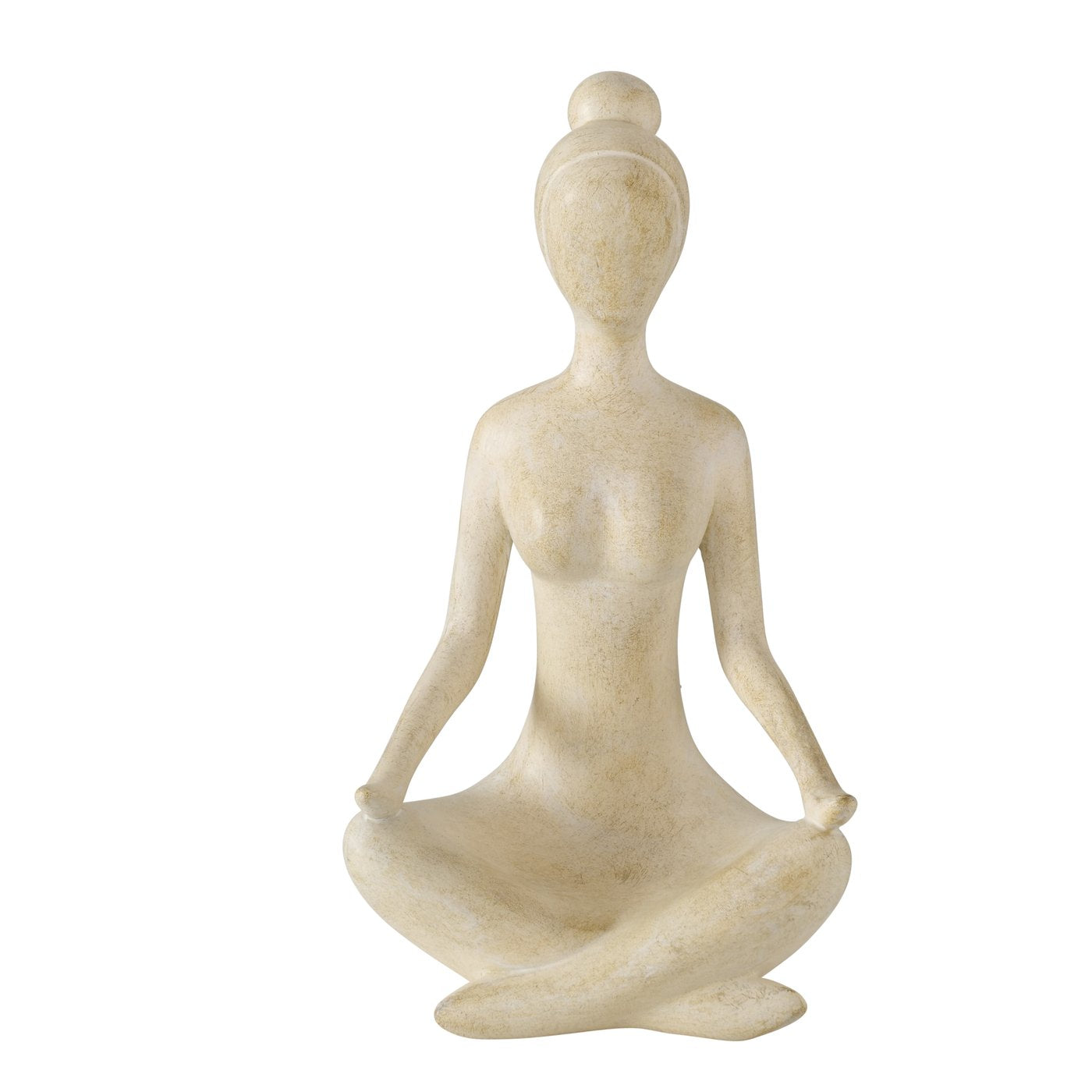 3er Set Yoga Damen Figuren Tranquilla in Shabby Look 30 cm