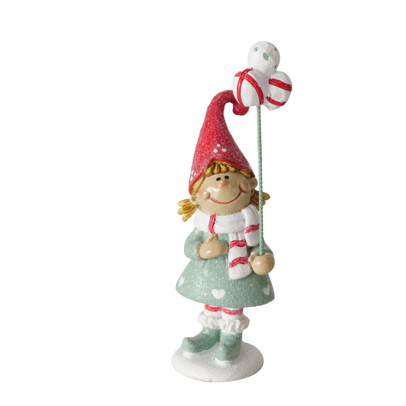 Weihnachtsfiguren Glitzerwichtel Jollytime 3er Set handbemalt 11cm