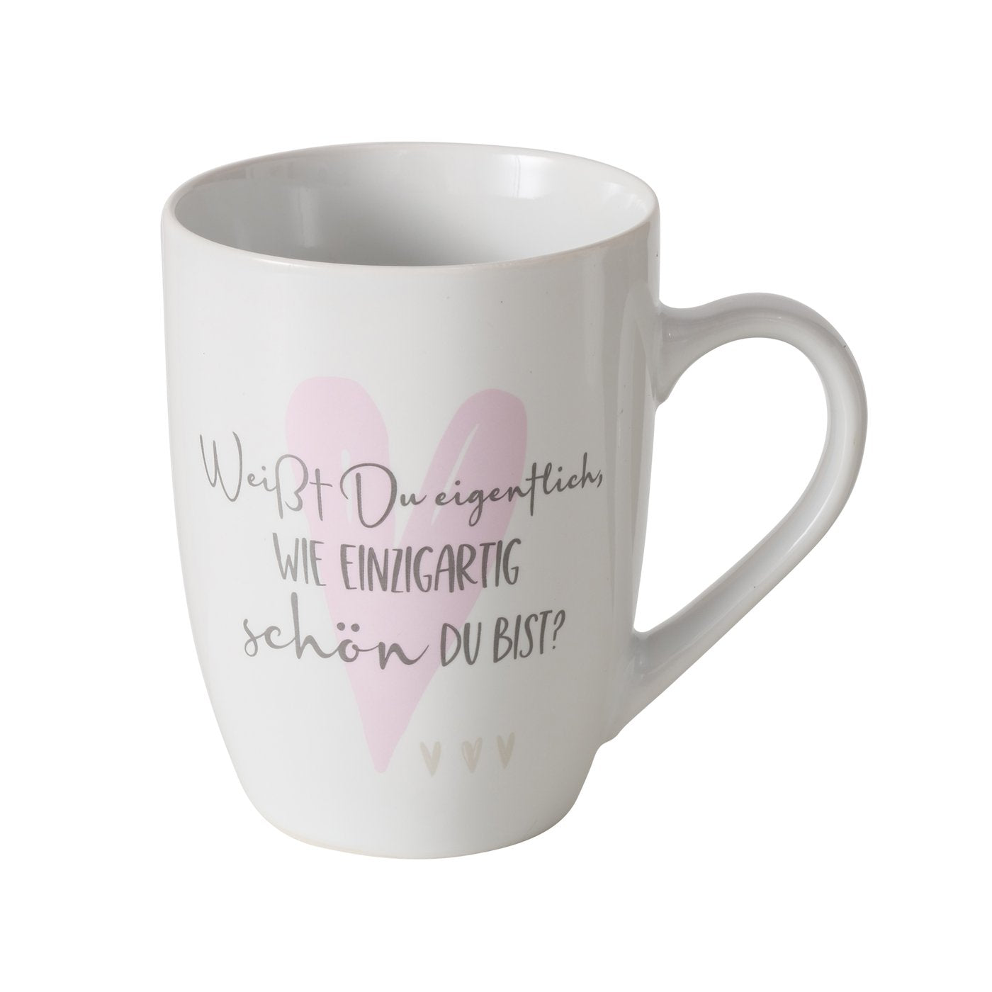 Keramik Becher Set Lovely – 2er Set mit liebevollen Sprüchen