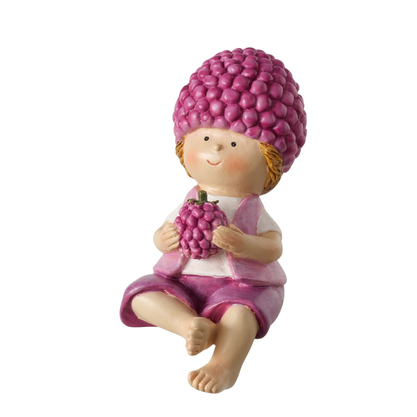 Kantenhocker Beerenfreunde Rubus – 2er Set Figuren mit Himbeermütze