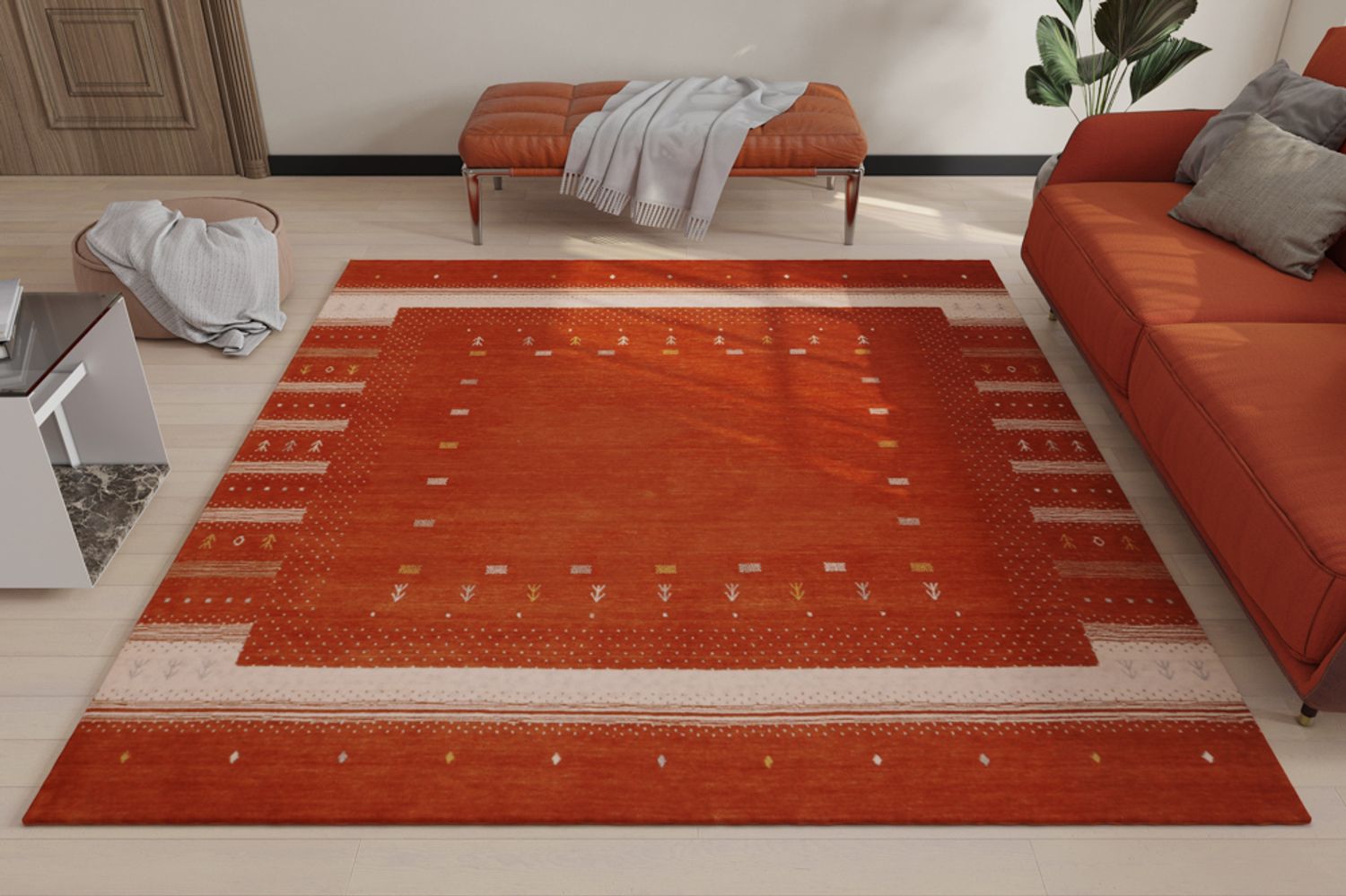 Wollteppich - Aurora Flair - quadratisch