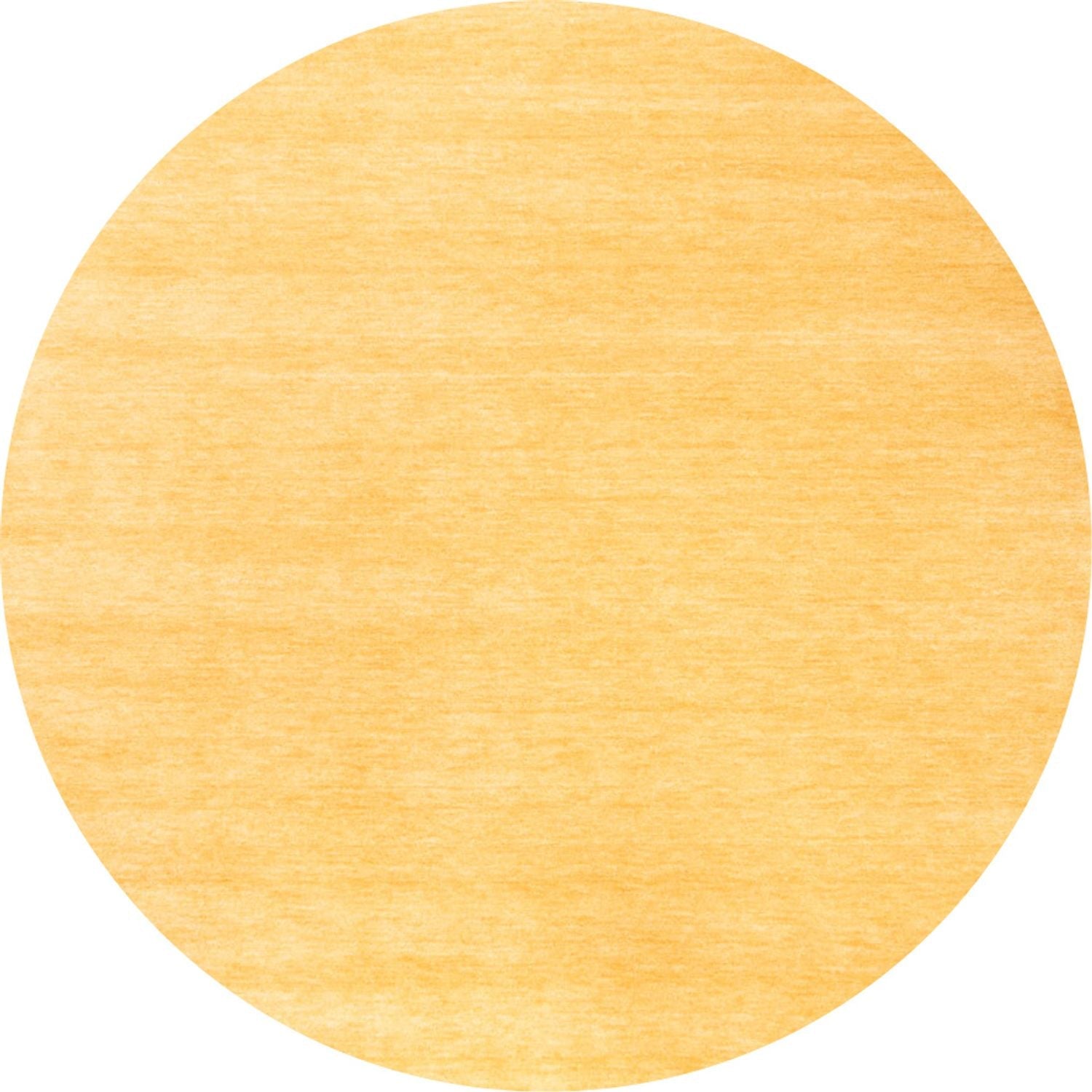 Gabbeh Teppich - Softy - Uni - rund