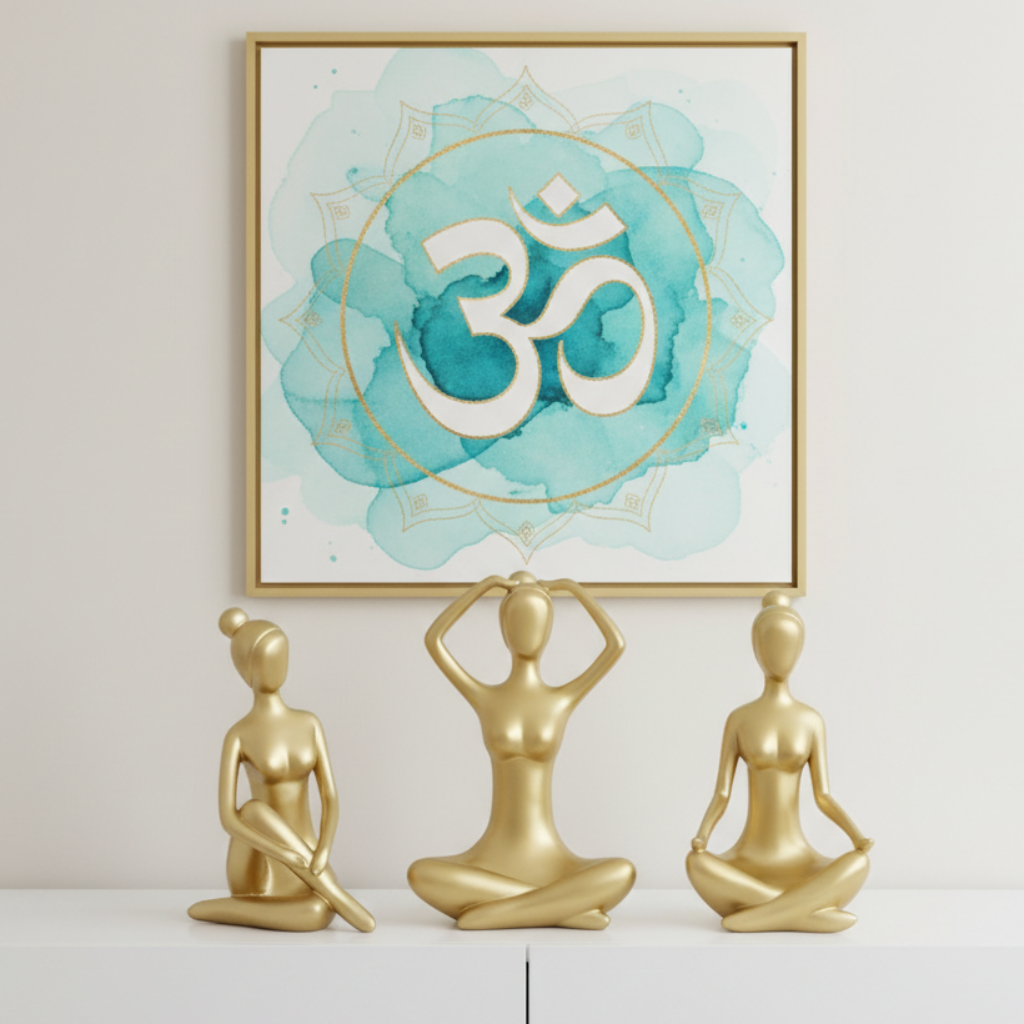Yoga Aurinia XXL Figuren 3er Set Gold