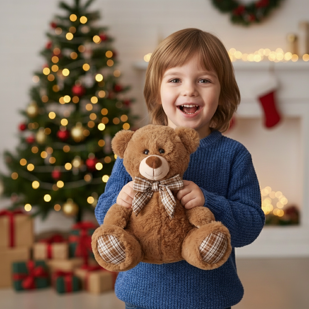 Pepper Cuddly Bear Handmade Brown 26cm Plush Bear