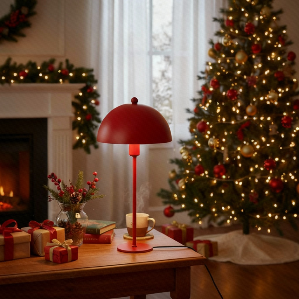 Petunia Tischleuchte Rot Modern