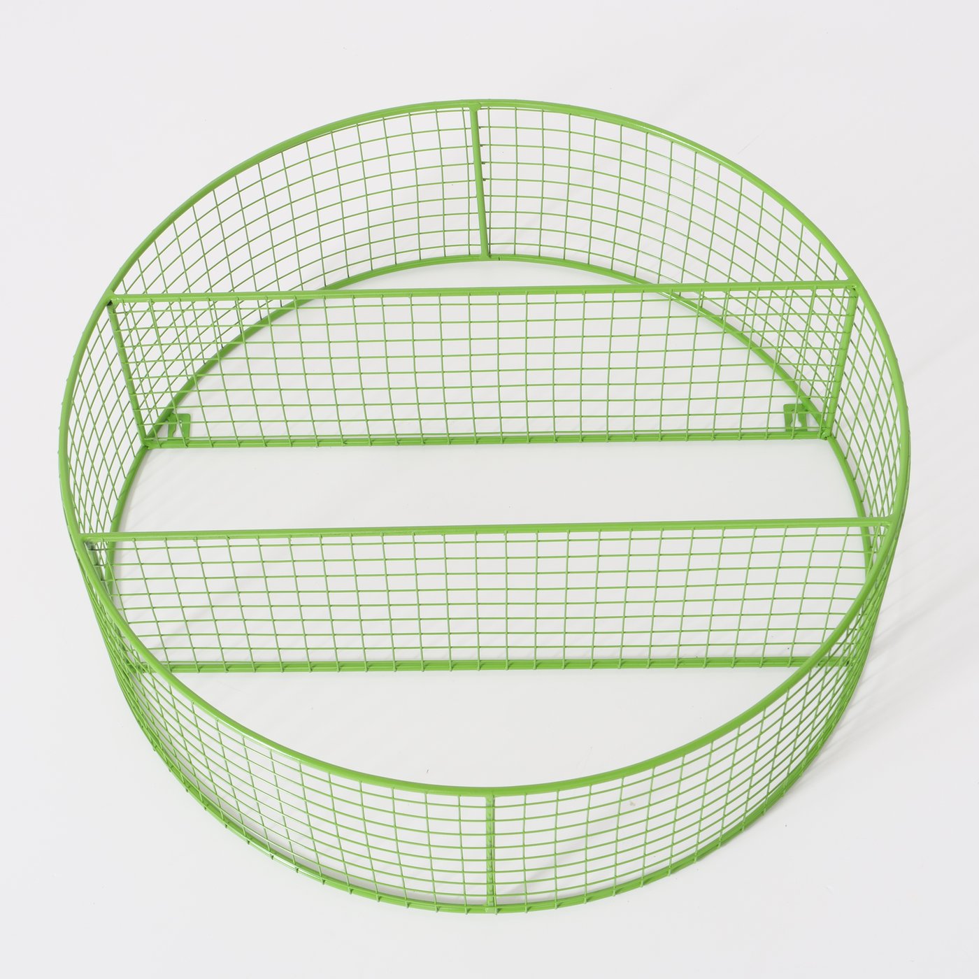 Metall Wandregal Bamba Grün Rund 55 cm