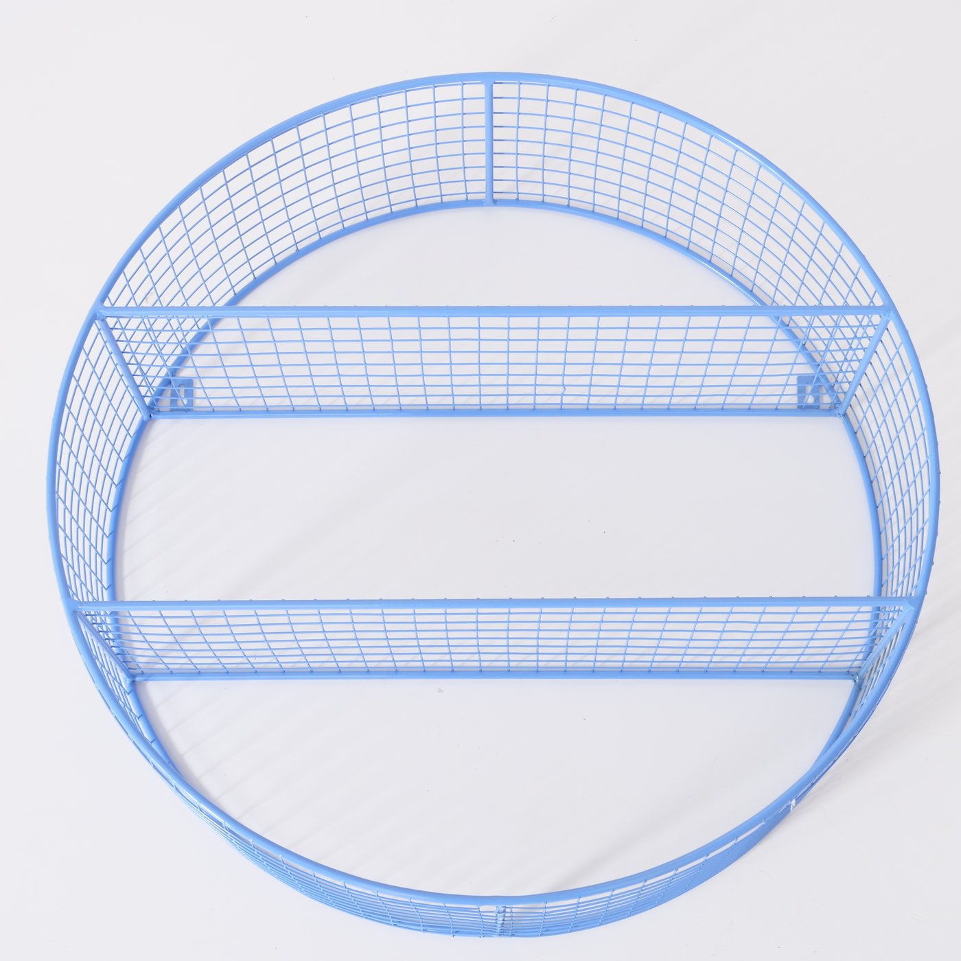 Metall Wandregal Bamba Blau Rund 55 cm