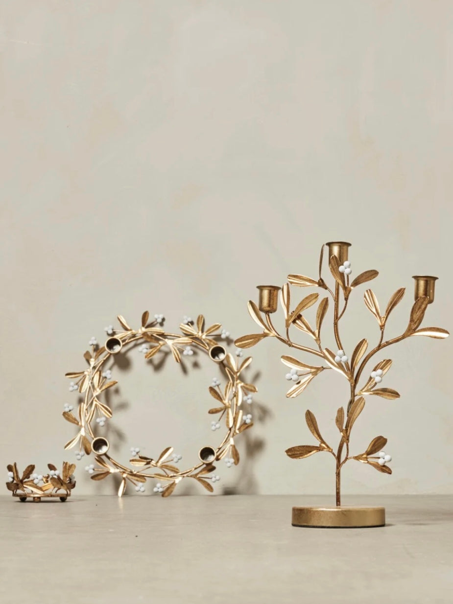 Kerzenhalter Missia hellgold