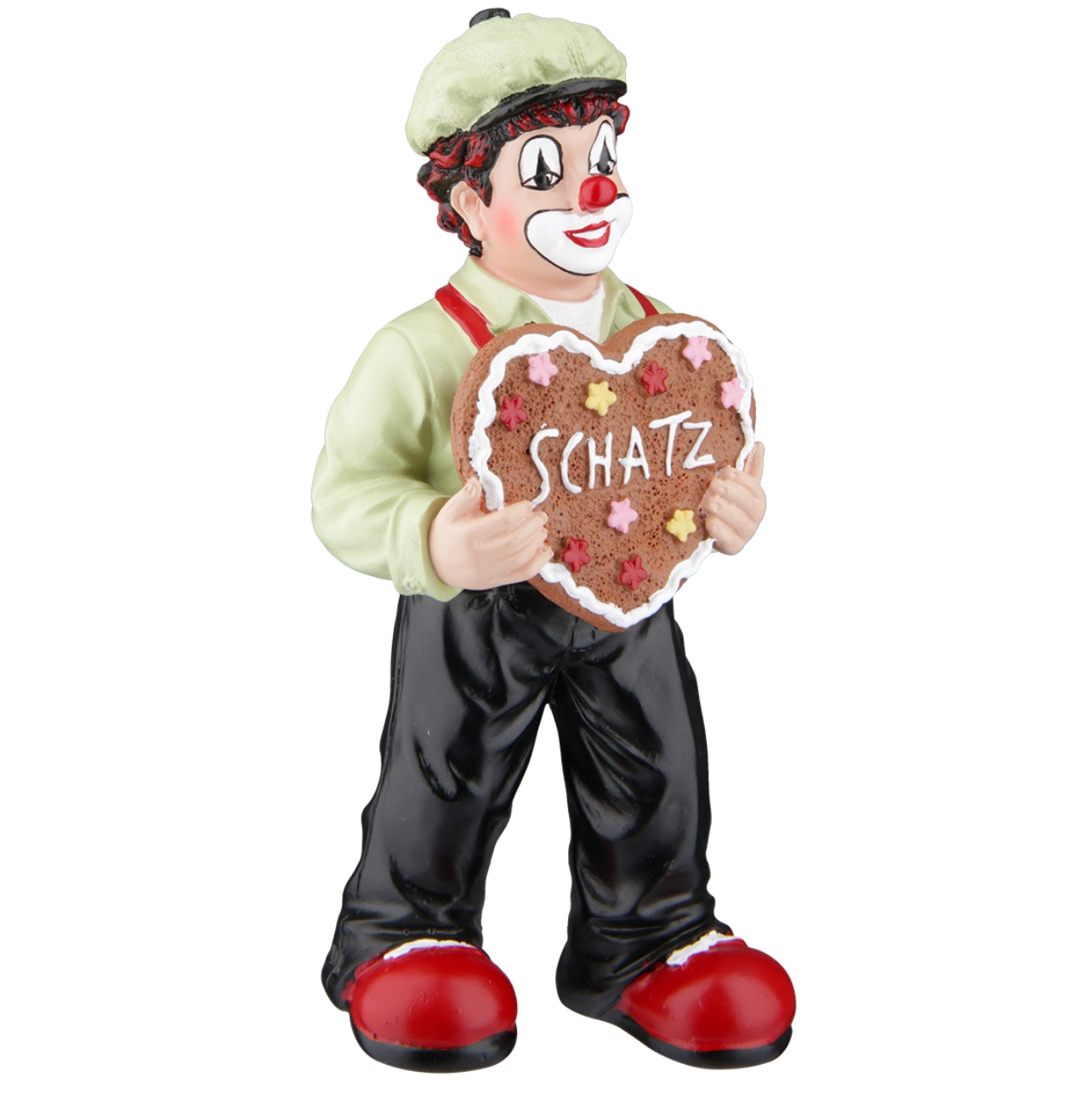 Handgefertigte Geschenkbox 'Clown Schatz' mit Unikat Clownfigur, Grußkarte & Überraschungspräsent - Ideales Geschenk für Valentinstag, Geburtstag, Muttertag