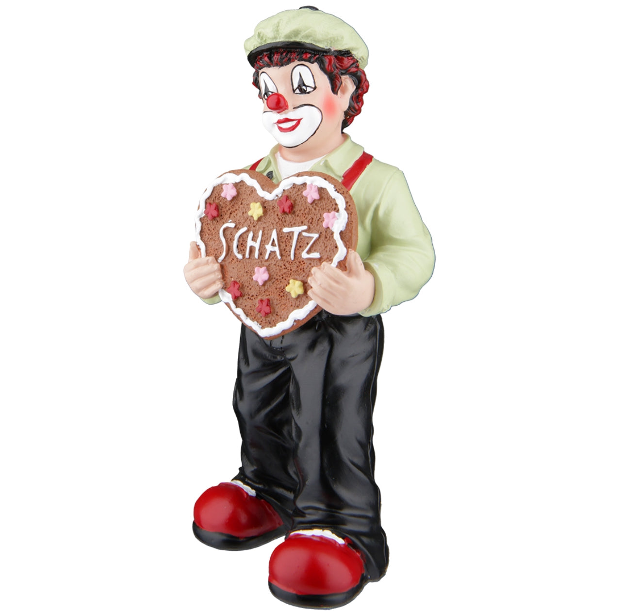 Handgefertigte Geschenkbox 'Clown Schatz' mit Unikat Clownfigur, Grußkarte & Überraschungspräsent - Ideales Geschenk für Valentinstag, Geburtstag, Muttertag