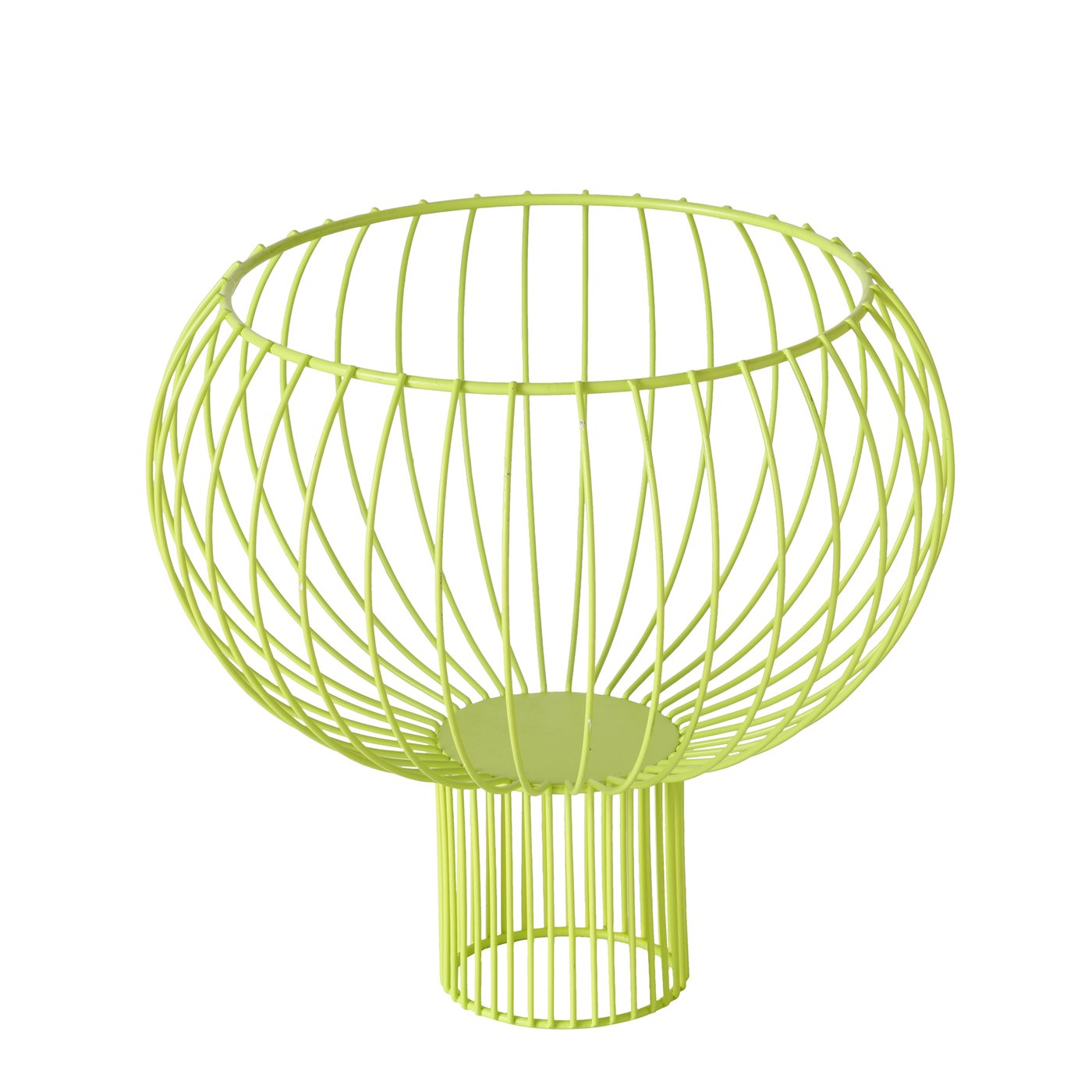 Deko Schale Metall grün modern rund matt Simone