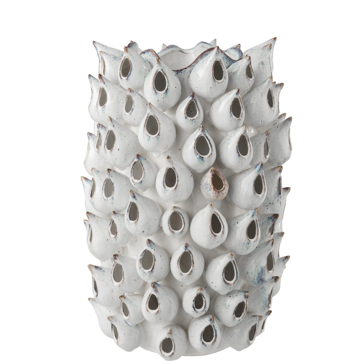 Keramikvase 'Anemone High' – Groß, Blau, 43 cm