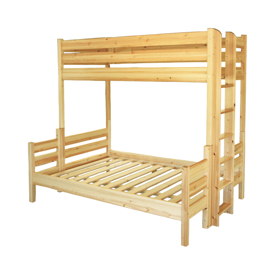 Leo Geschwisterbett Hochbett 90x200/140x200cm | 2 Etagenbett | Kinderbett