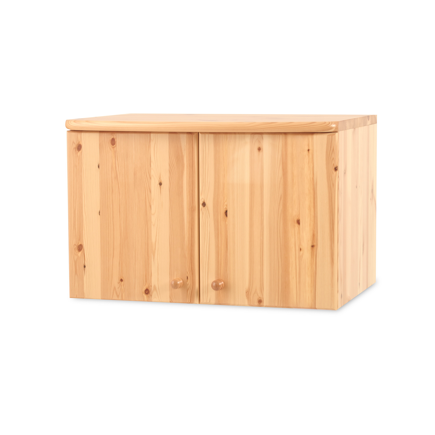 Claudia Kleiderschrank Aufsatz | 2-Türig | 100% Bio Kiefer Massivholz