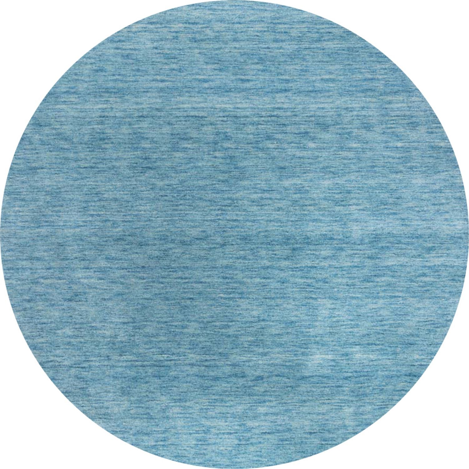 Gabbeh Teppich - Softy - Uni - rund