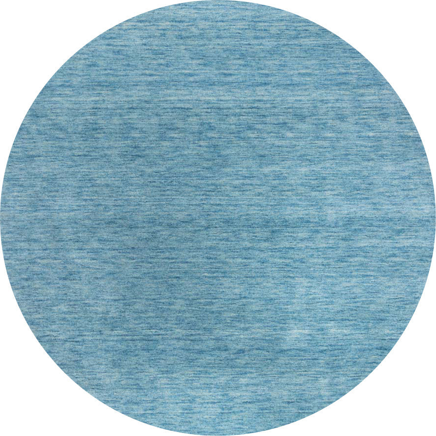 Gabbeh Teppich - Softy - Uni - rund