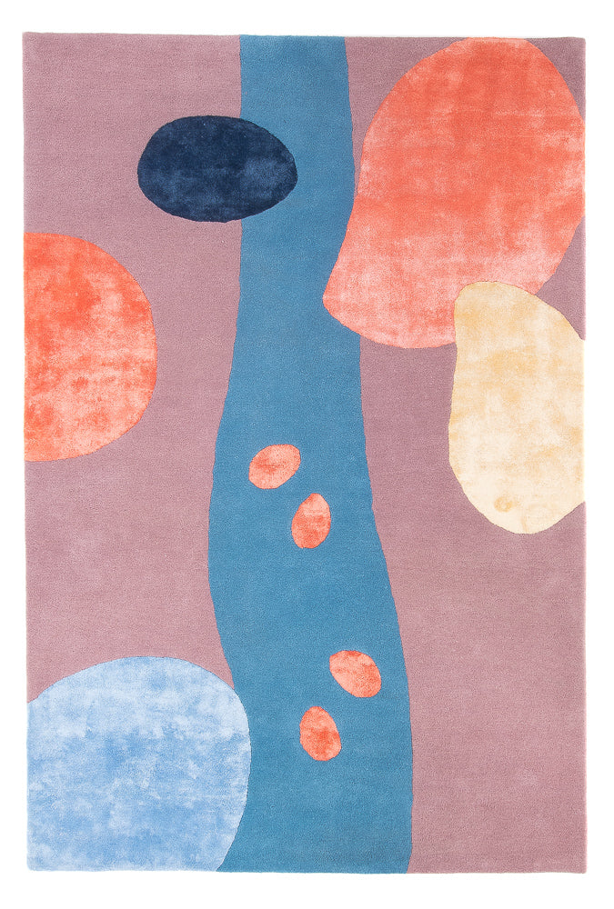 Wollteppich - Bouquet - rechteckig