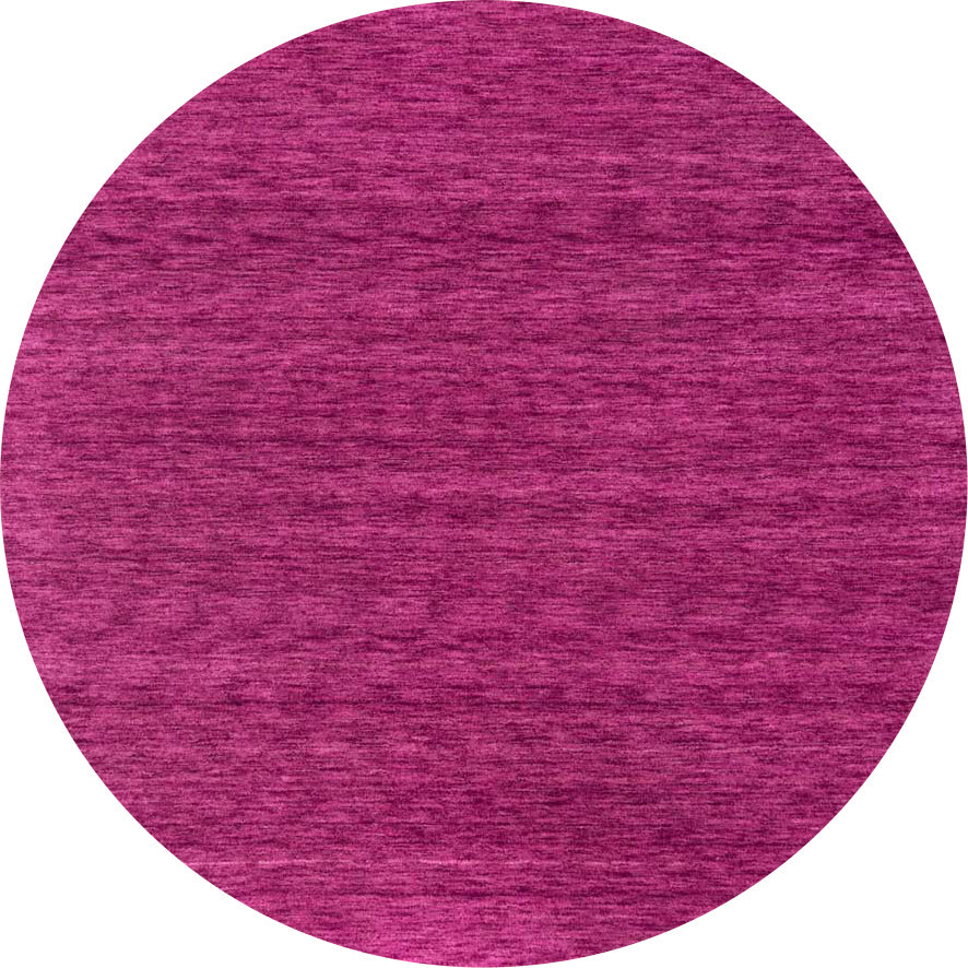 Gabbeh Teppich - Softy - Uni - rund