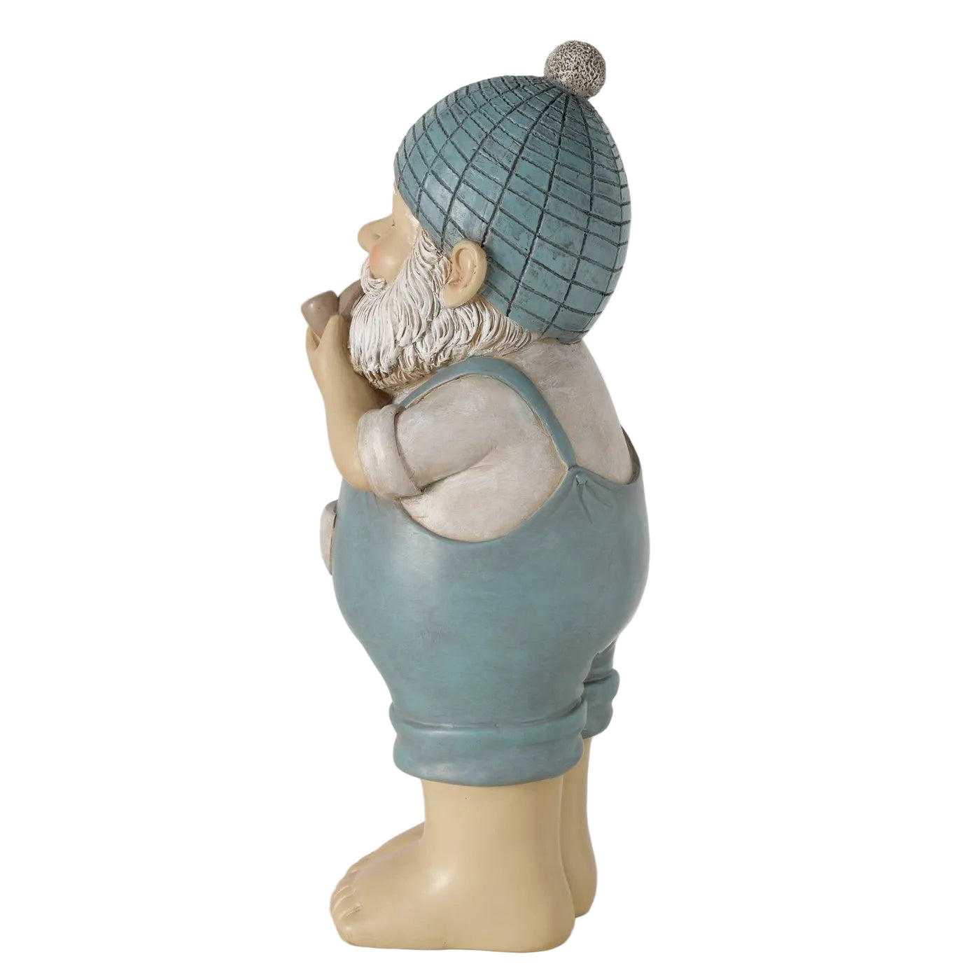 Kapitän Fjaro Seemann Figur blau beige Dekoration 34cm