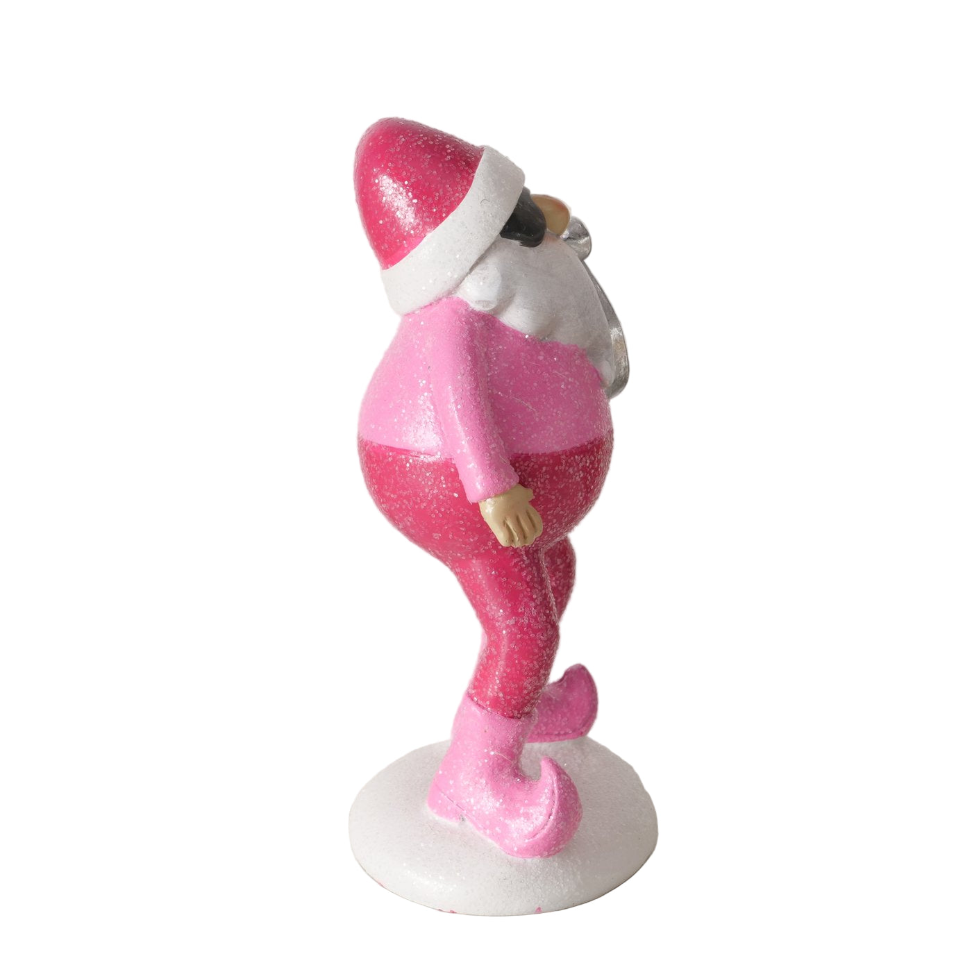 Weihnachtsmann Figuren Matthew 2er Set Pink Deko Handbemalt