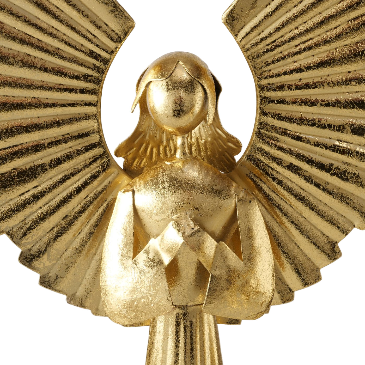 Nuriel Engel Dekofigur Gold Metall 65cm Hoch Elegant