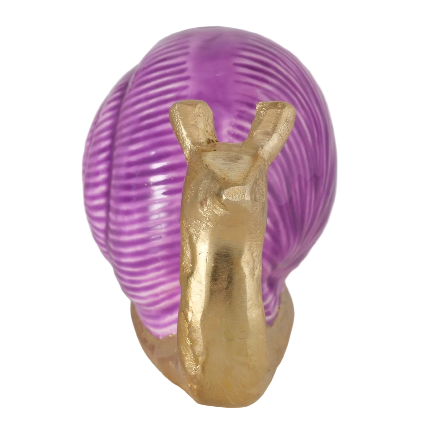 Liora Dekofigur Alu Schnecke Lila Gold