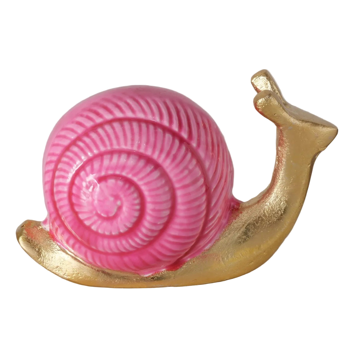 Solara Dekofigur Alu Schnecke Pink Gold