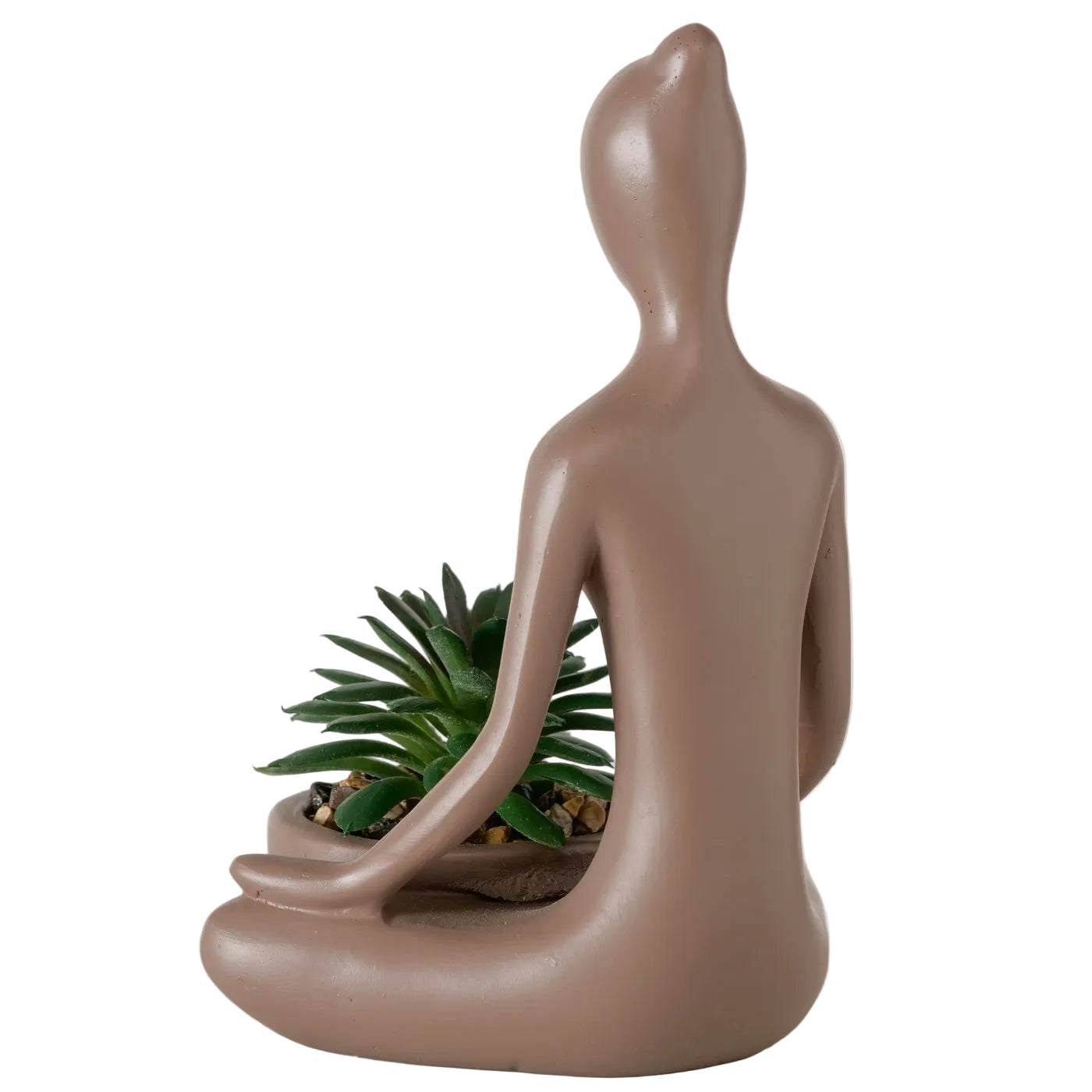 Kunstpflanze Yoga Figuren 3er Set Asana Deko Sukkulente