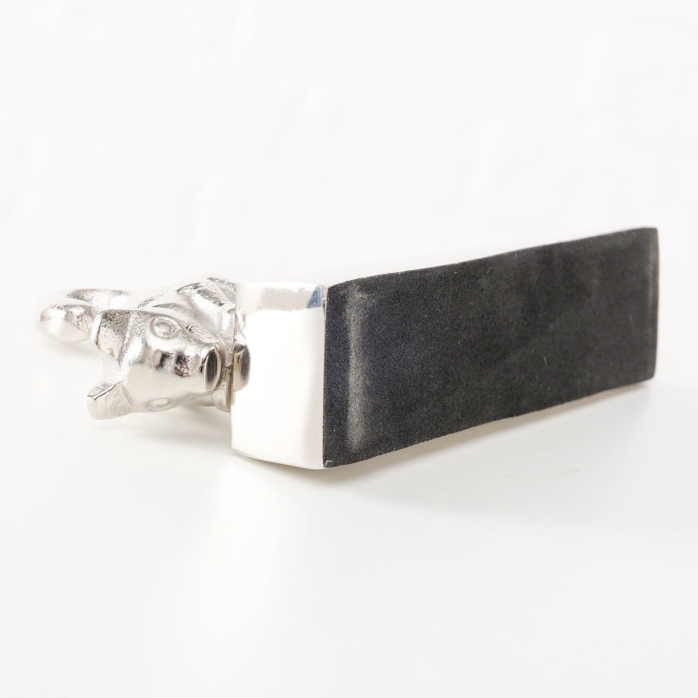 Türstopper Katze – Verspielter und Handgefertigter Türhalter aus Galvanisiertem Aluminium