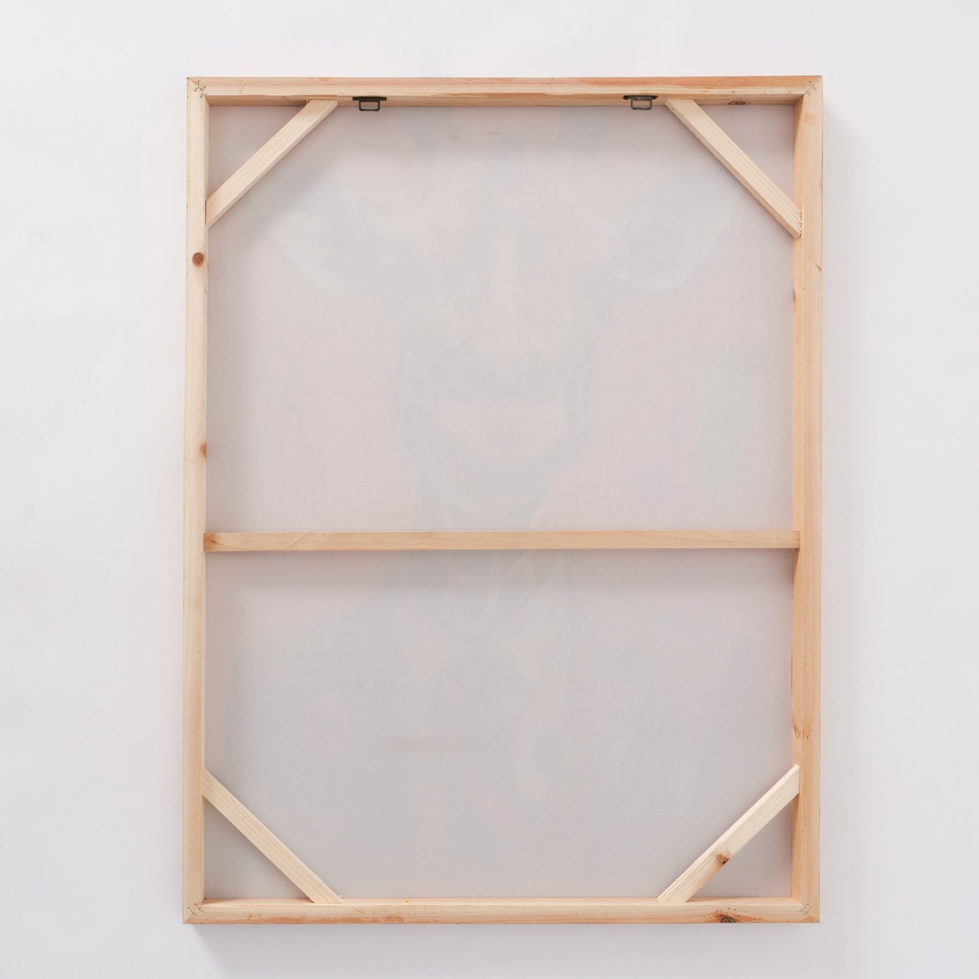 Wandbild Giraffe Gentleman mit Glamour Details 80x60 cm