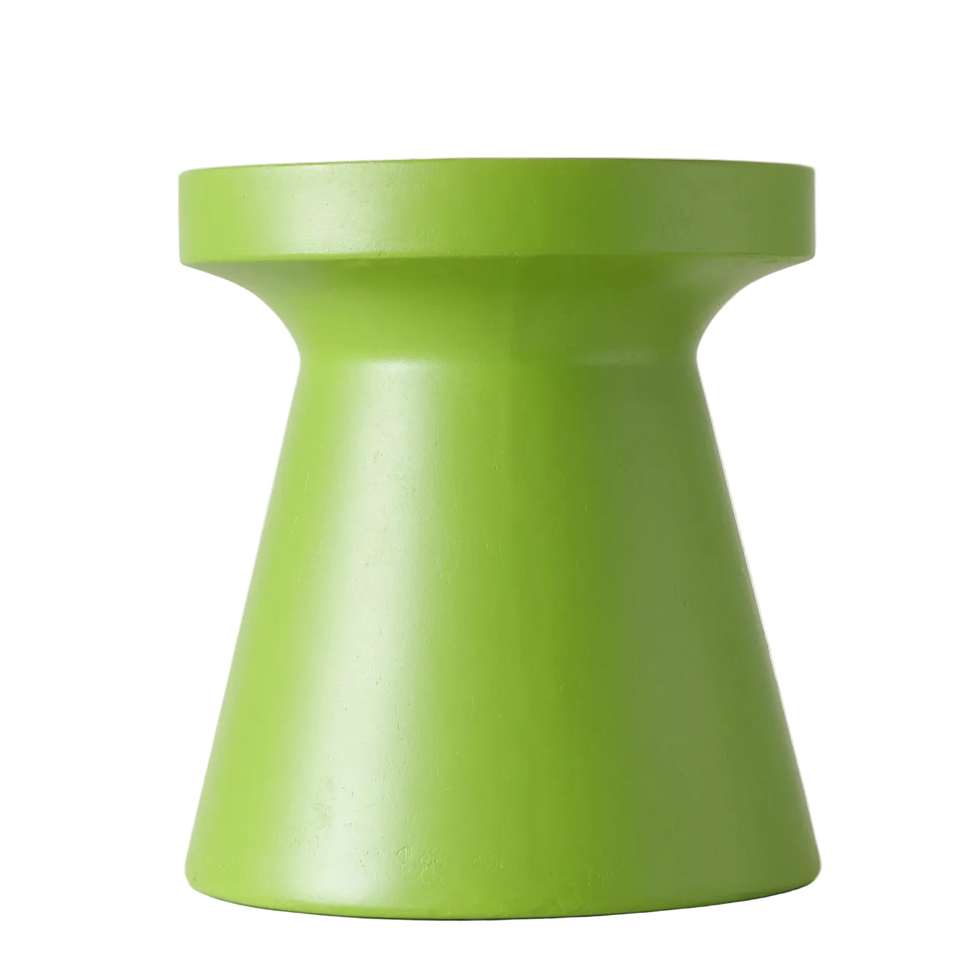 Modern side table Salva in green – handmade from Fibreclay