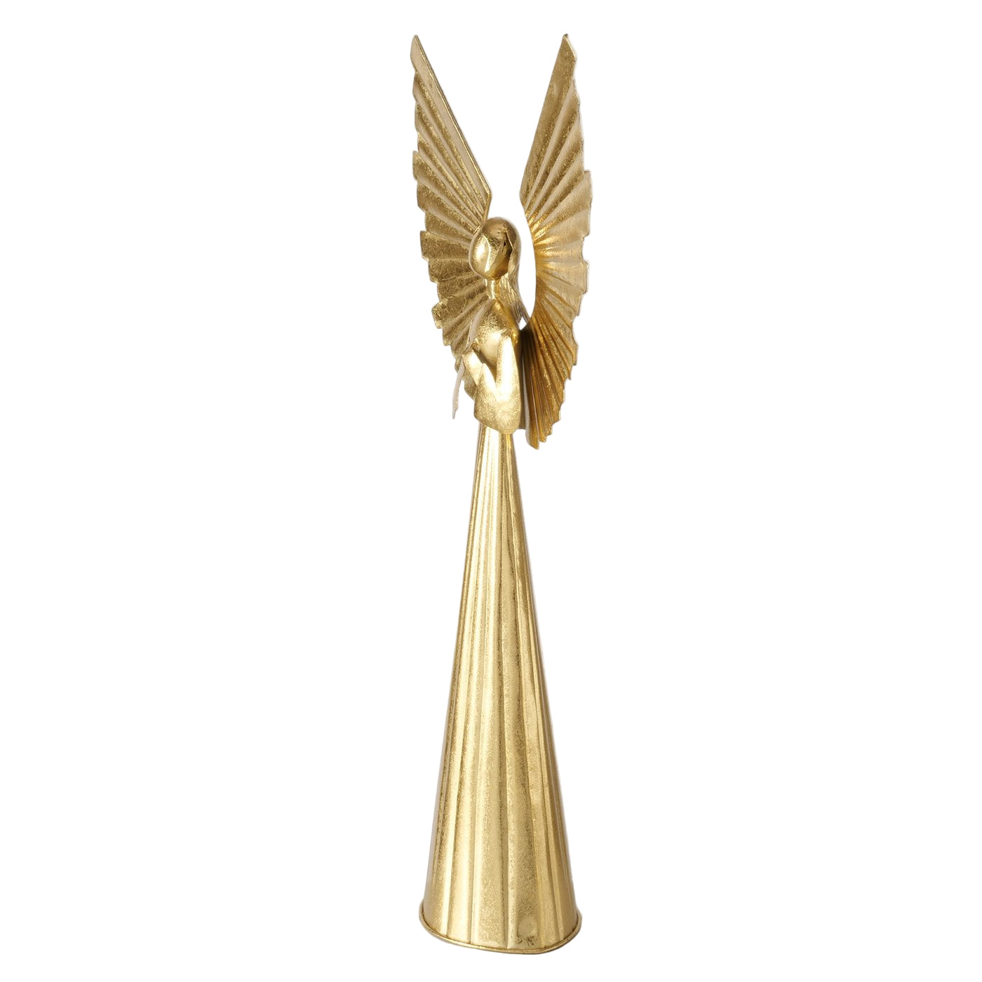 Nuriel Engel Dekofigur Gold Metall 65cm Hoch Elegant