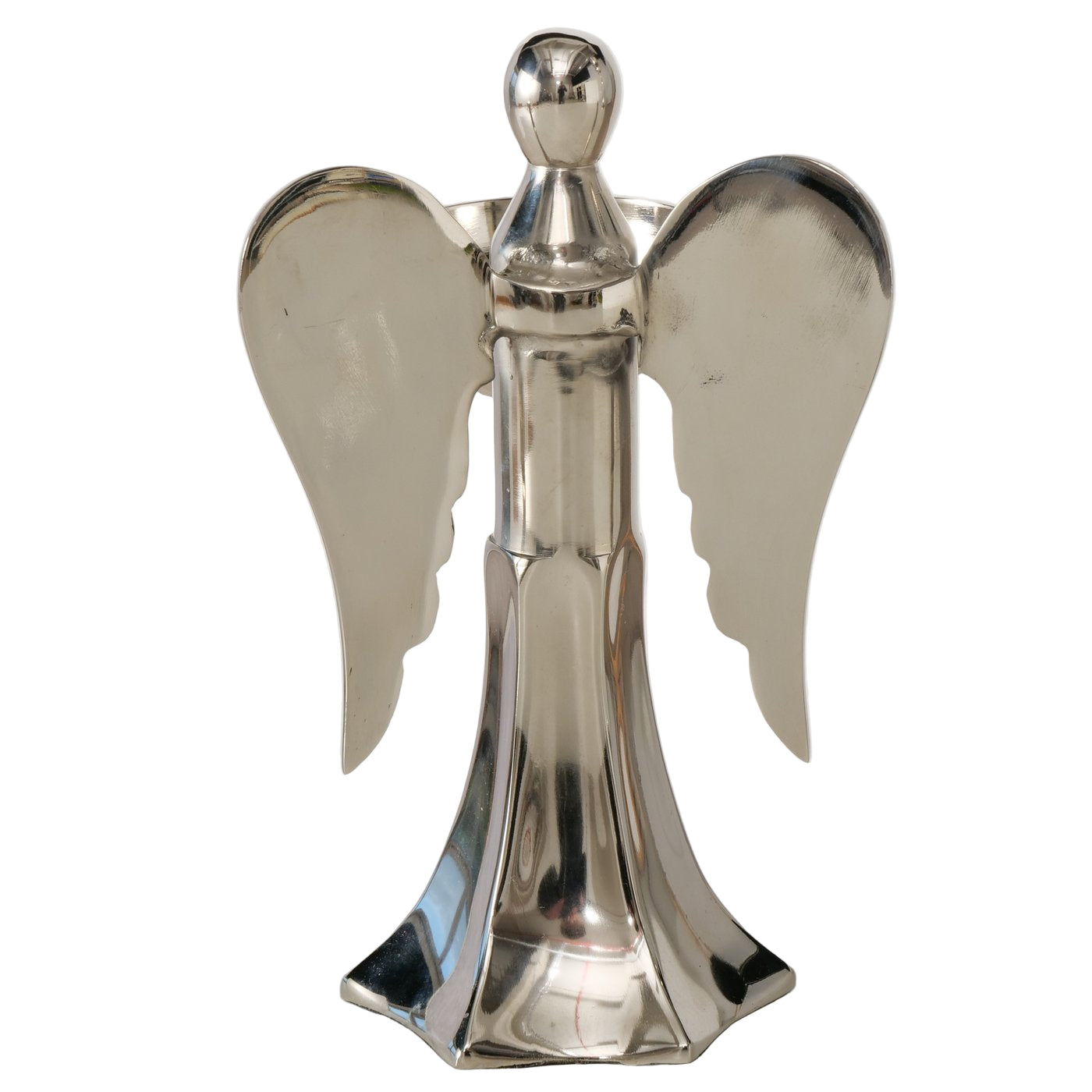 Schale Angelique Engel Deko Silber Aluminium Handarbeit