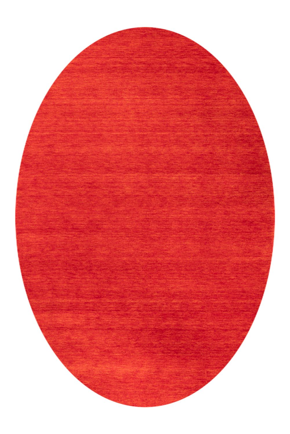 Gabbeh Teppich - Softy - Uni - oval