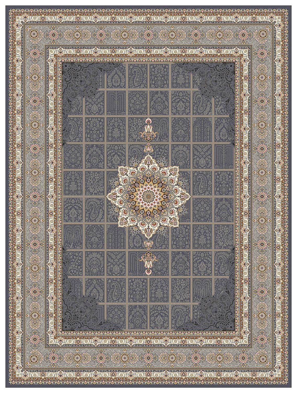 Orientalischer Webteppich - Eastern Elegance - rechteckig