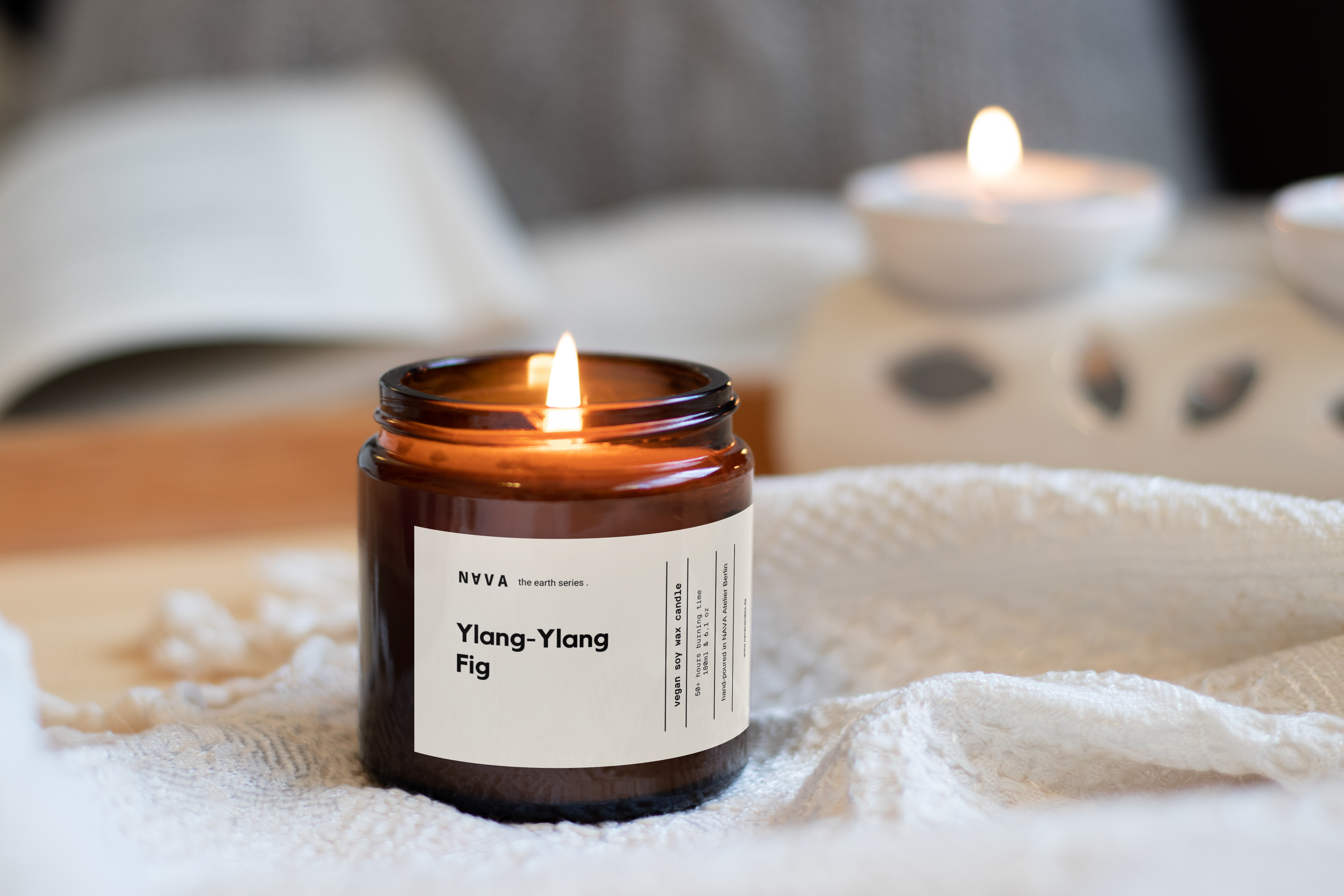 Duftkerze Terra Bloom Ylang-Ylang Feige Sojawachs Naturduft